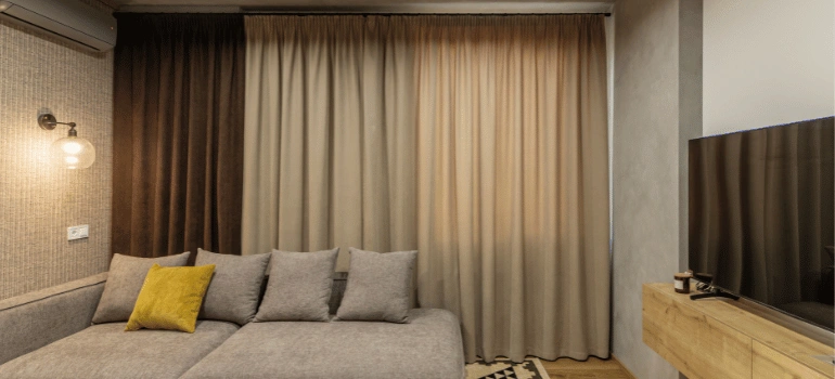 to the living room