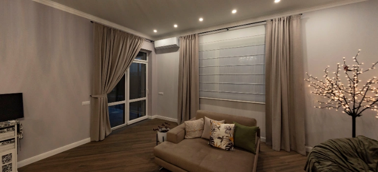 to the living room